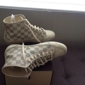 Louis Vuitton checkered board sneakers